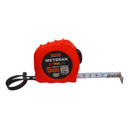5 M / HIOSHI BANGJO Meteran Alat Ukur Tukang Bangunan Measuring Tape