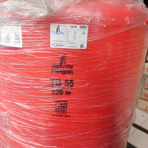 520 L / PENGUIN TB 55 Water Torrent Tangki Tandon Air PVC Orange + Acc Set