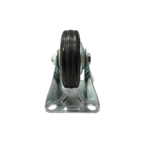 3 IN / TRIPLE-S Roda Mati Trolly Gepeng Plat 72 MM Karet Hitam