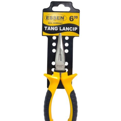 6 IN / ESSEN Tang Lancip Cucut Jepit Kawat Kabel Long Nose Pliers