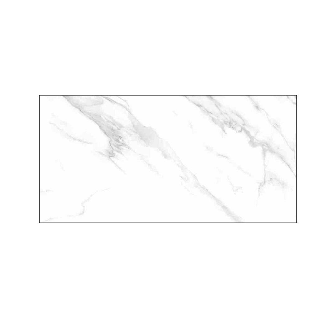 60 CM x 120 CM / SERENITY STATUARIO NATURALE Granit Dinding Kamar Mandi Glossy Dus