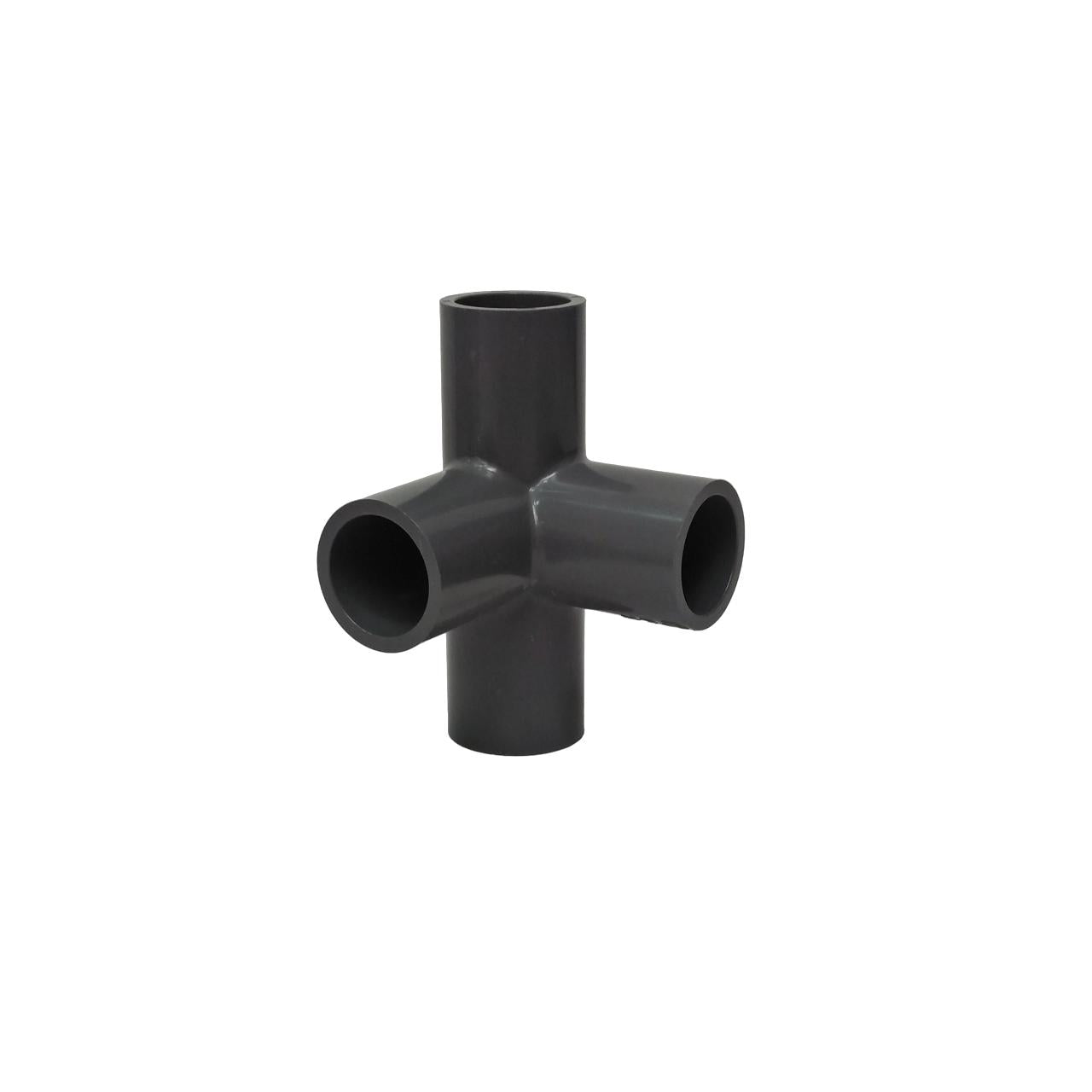 3/4 IN / SCG Tee 4 Way 90 Derajat Fitting Pipa Hidroponik PVC Pcs