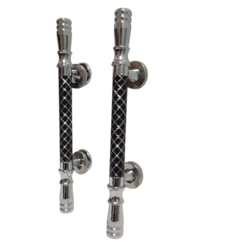 37 CM / CLASSIC Tarikan Pegangan Pull Handle Pintu Stainless Hitam Set