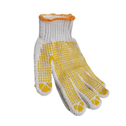 MATAHARI Sarung Tangan Benang Rajut Putih Kain Tukang Kerja Proyek Sepasang