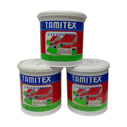 4 KG / TAMITEX STANDARD Cat Genteng Kolam Tembok Roof Paint Galon