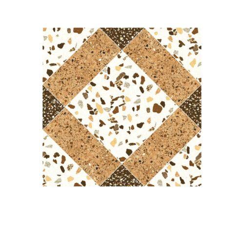 25 CM x 25 CM / ASIA ROCKFORD Keramik Lantai Kamar Mandi Matte Brown Dus