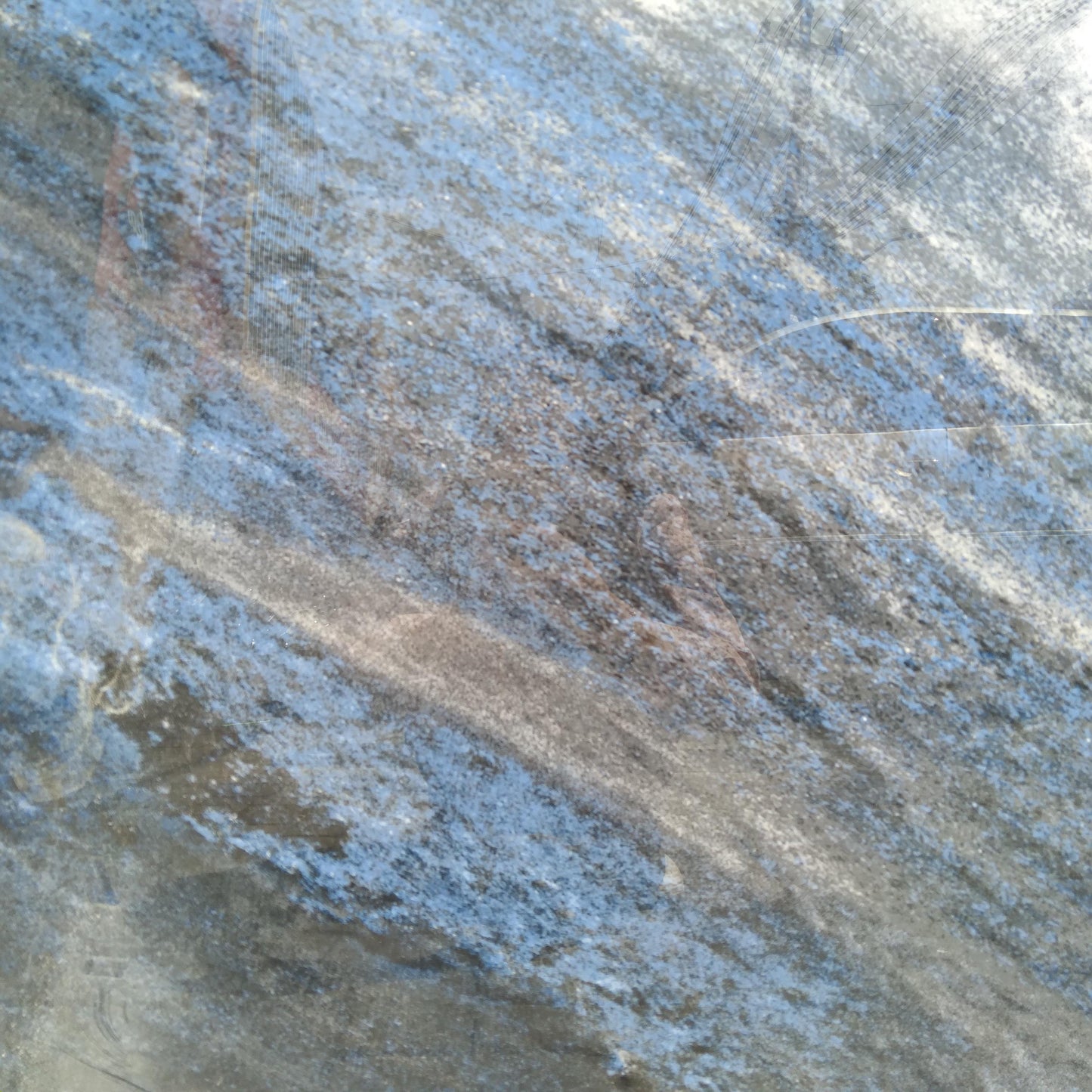 60 CM x 120 CM / SERENITY CASPIAN BLUE Granit Dinding Kamar Mandi Glossy Dus