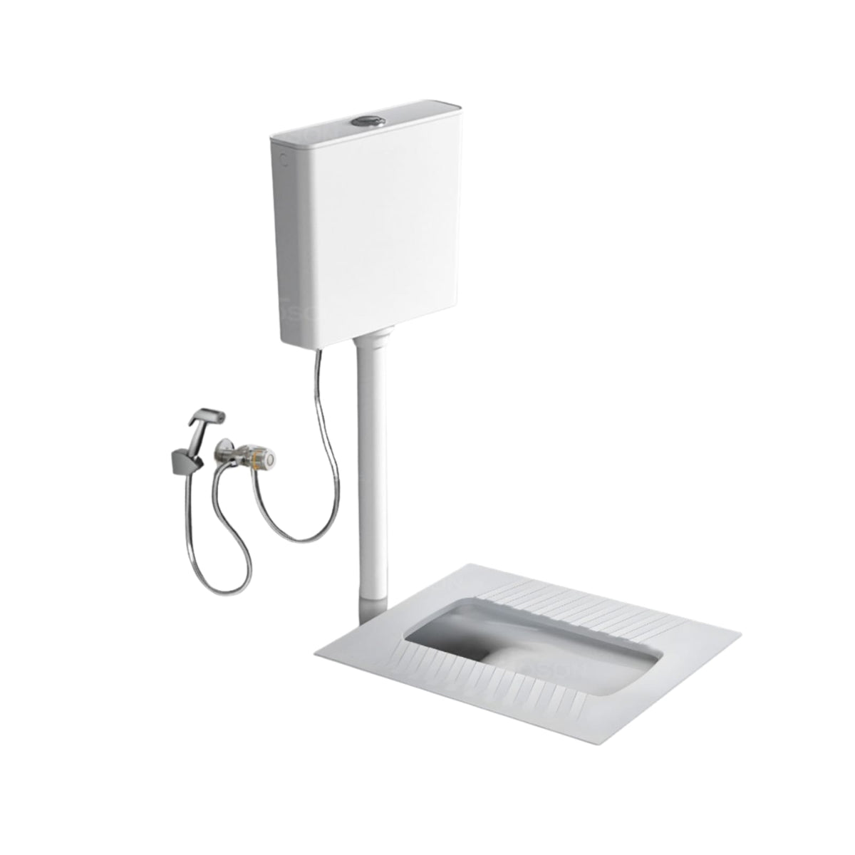 55 CM x 44 CM x 25.5 CM / JOMOO Kloset Jongkok Toilet White Keramik