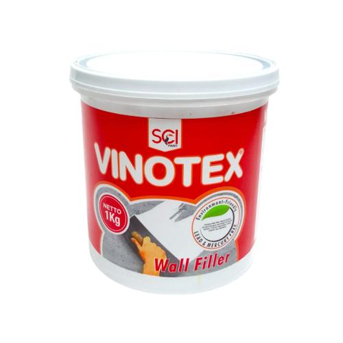 1 KG / VINOTEX Cat Dasar Plamir Tembok Sealer Primer Wood Paint Kaleng