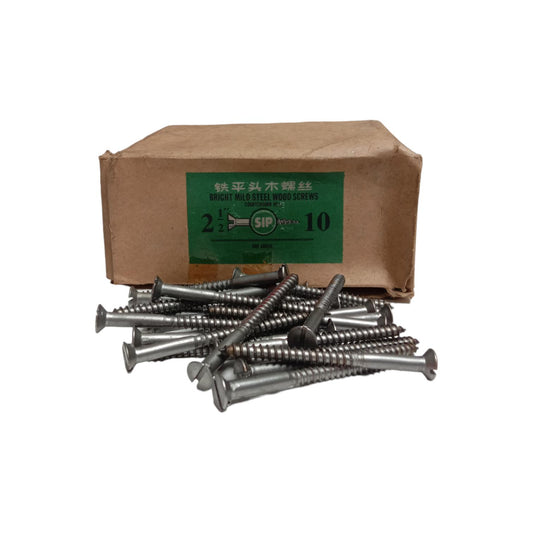 2 1/2 IN / SIP Sekrup Baut Kayu Kepala Rata Minus Wood Screw Dus