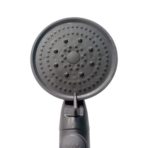 1/2 IN / COBZ 03 Kepala Shower Tangan Kamar Mandi Hitam PVC