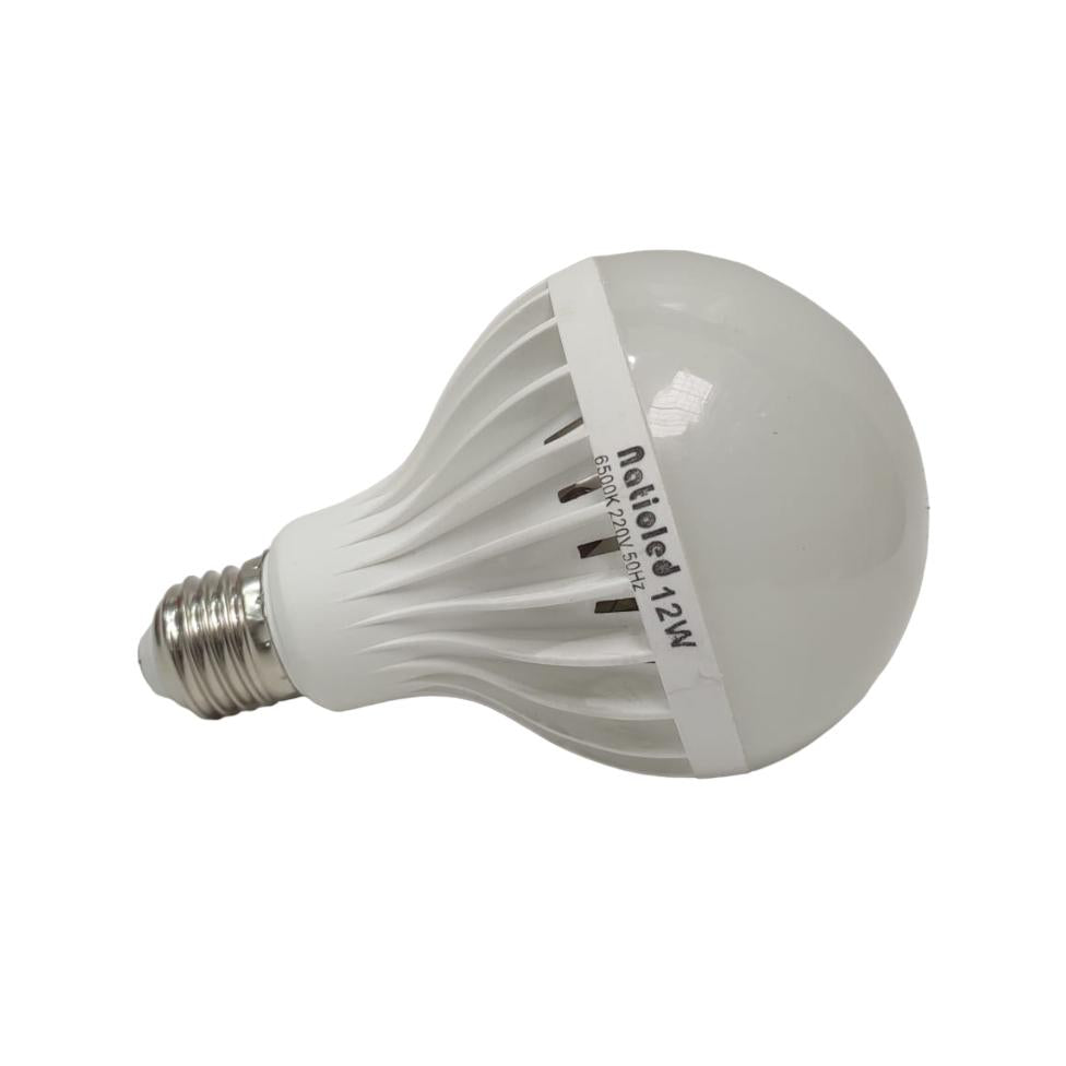 12 WATT / NATIOLED LED Lampu Bohlam Bulb Moto Putih