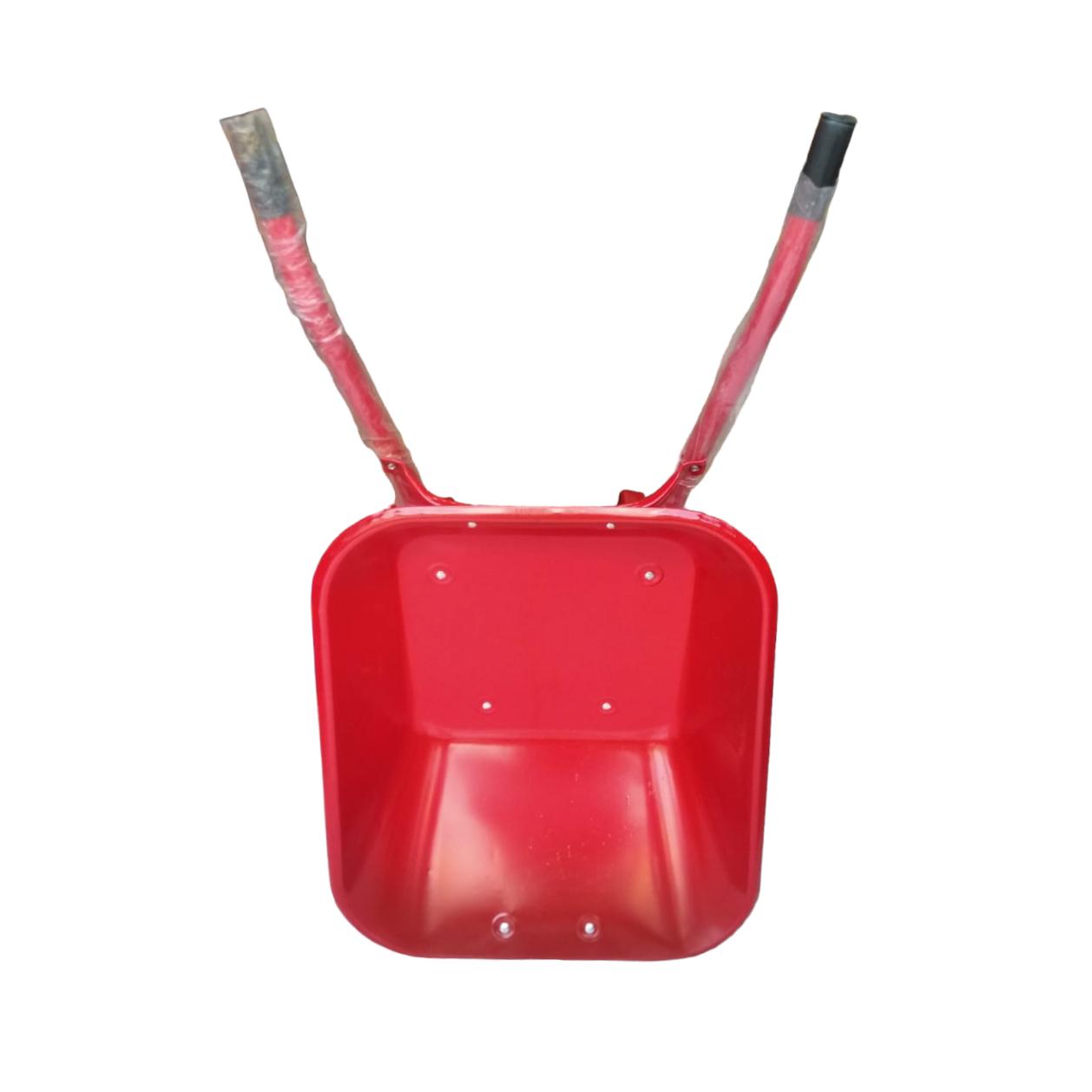 DEGA Gerobag Sorong Pasir Proyek Cor Semen 1 Roda Ban Hidup Merah Set