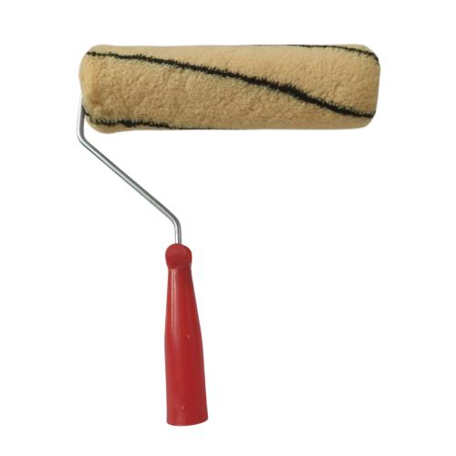 9 INCH / LEON BUSA Kuas Busa Roll Cat Tembok Kayu Besi Besar + Gagang Set