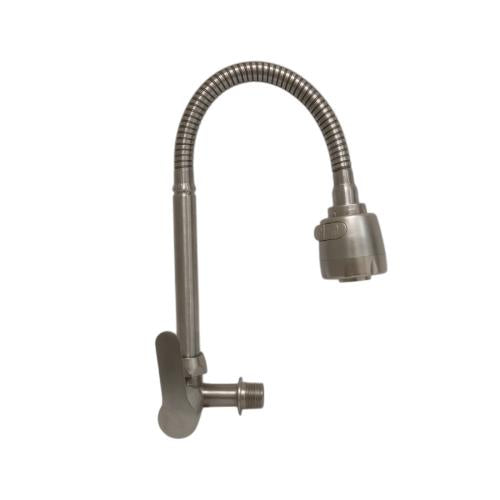 1/2 IN / HAUSE Kran Angsa Fleksibel Sink BCP Tembok Stainless