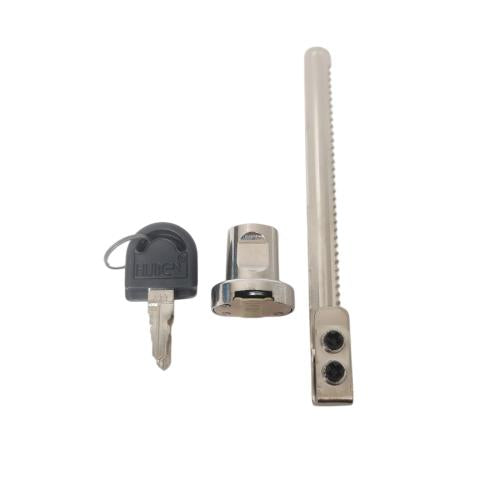 19 MM / HUBEN HL 140 Kunci Etalase Kaca Pintu Geser Sliding Glass Lock Set