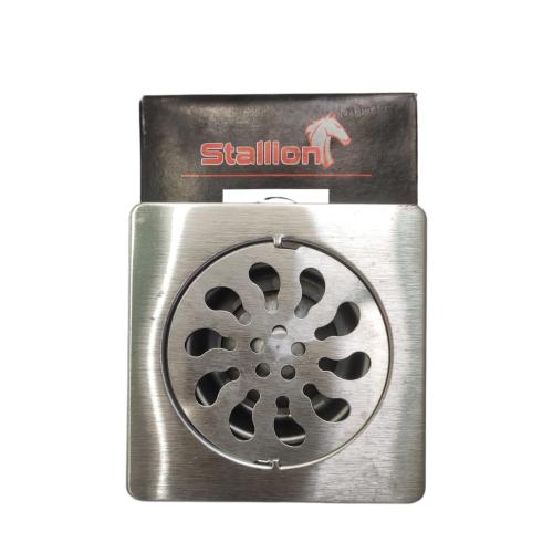 4 IN / STALLION Saringan Got Leher Panjang Floor Drain Stainless