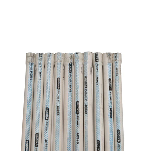 1 IN x 400 CM / RUCIKA AW Lis Biru Pipa Pralon Paralon PVC Putih Batang
