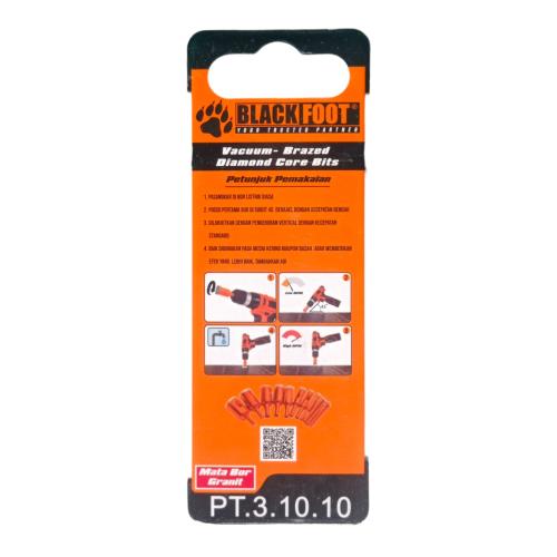 10 MM / BLACKFOOT Mata Coring Diamond Core Pelubang Keramik Granit Kaca
