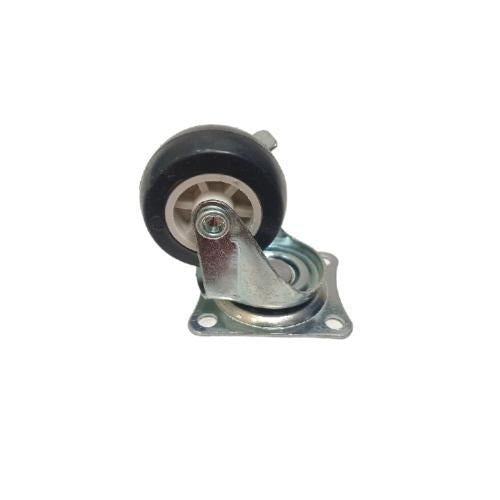 1 1/2 IN / TM Roda Hidup Trolly Rem Plat Nylon Hitam Rem