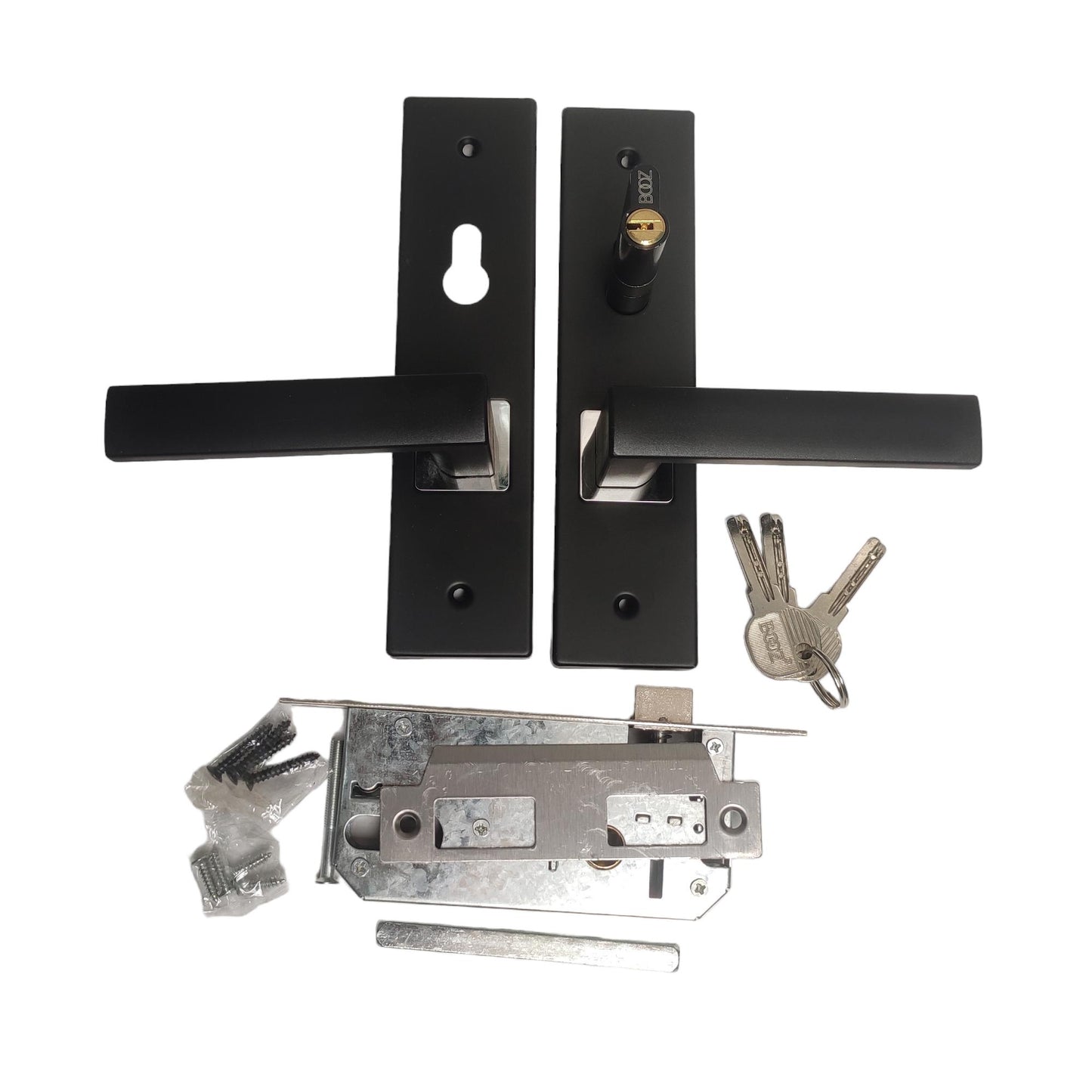 BOOZ G18B BKCP Handle Door Lock Tarikan Handle Kunci Pintu Tanggung Set