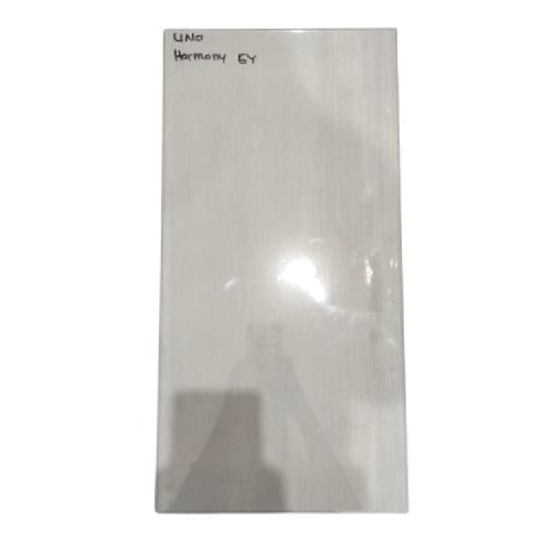 25 CM x 50 CM / UNO HARMONY Keramik Dinding Kamar Mandi Glossy Grey Dus