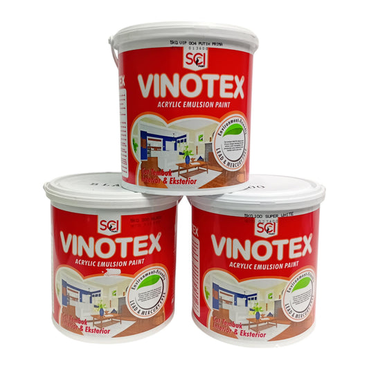 5 KG / VINOTEX STANDARD Cat Tembok Beton Plafon Wall Paint Galon