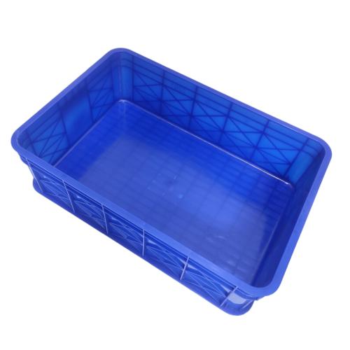 631 MM x 414 MM x 192 MM / GREEN LEAF 2291 P Krat Industri Keranjang Buah Rapat Blue