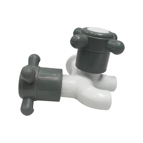 1/2 IN / DOLPHIN Kran Air Cabang Double Shower Mesin Cuci PVC