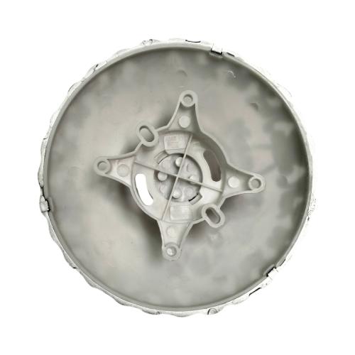 ROCIA Fitting Tempat Lampu Plafon Atap Tempel Motif Besar Silver