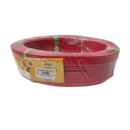 1 INTI x 1.5 MM x 50 M / KITANI NYA F Serabut Kabel Tembaga SNI Merah Roll