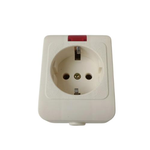 1 LUBANG / HTC Stop Kontak Terminal Arde Tempel OB Outbow Cream