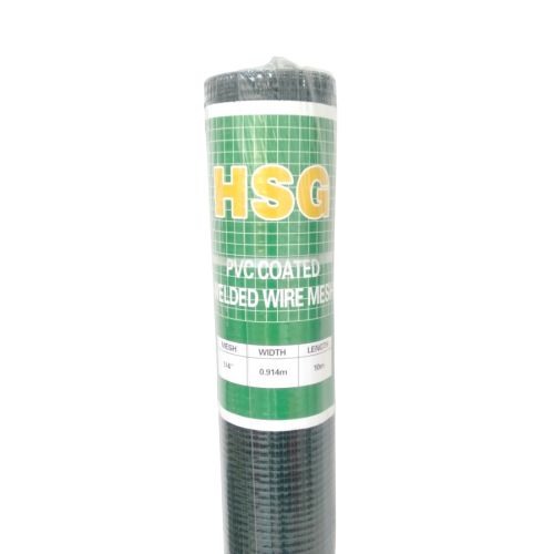 1/4 IN x 1/4 IN / HSG Kawat Ram Loket Ayakan Pasir Plastik PVC Roll
