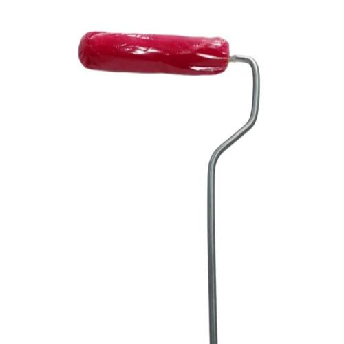 4 INCH / PINE HILL Kuas Busa Roll Cat Tembok Kayu Besi Kecil + Gagang Set