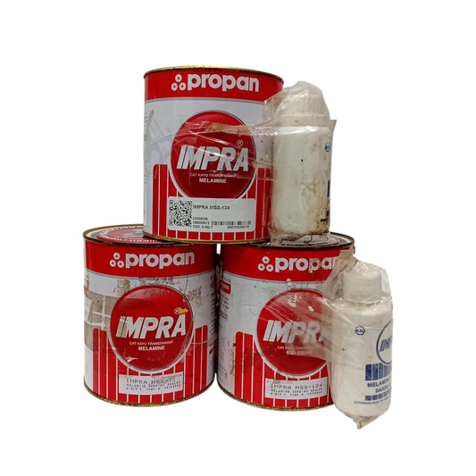 1 KG / IMPRA MELAMINE SANDING SEALER Cat Dasar Meni Kayu Sealer Primer Wood Paint Kaleng