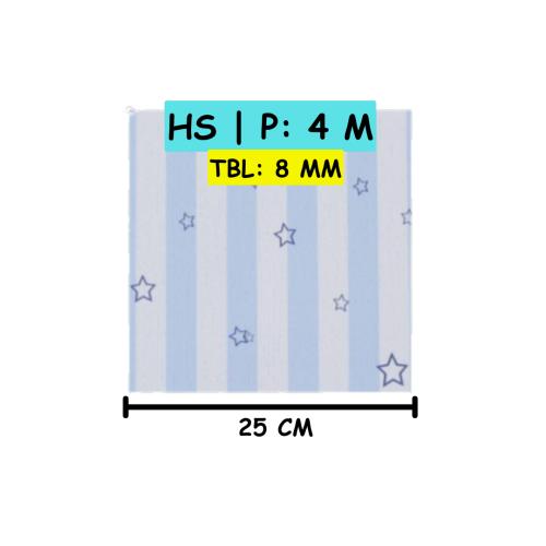 8 MM x 30 CM x 4 M / SHUNDA PLAFON K-9114 Plafon Gypsum GRC U PVC Hotstamping Lembar