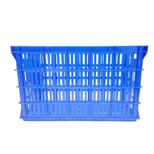 605 MM x 416 MM x 308 MM / GREEN LEAF 2206 L Krat Industri Keranjang Buah Rapat Blue