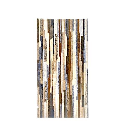 20 CM x 40 CM / PERFECTO BUDAPEST Keramik Dinding Dapur Teras Matte Cream Dus