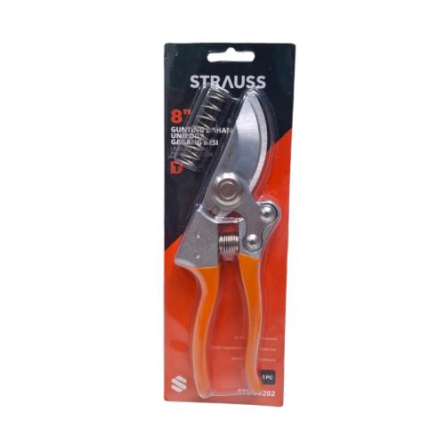 8 IN / STRAUSS Gunting Dahan Bengkok Ranting Tanaman Pruning Shears Gagang PVC