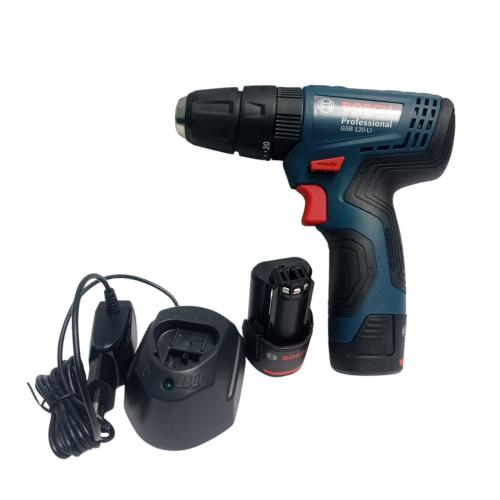 BOSCH GBS 120-LI Mesin Bor Tangan Impact 2 Way Baterai Set