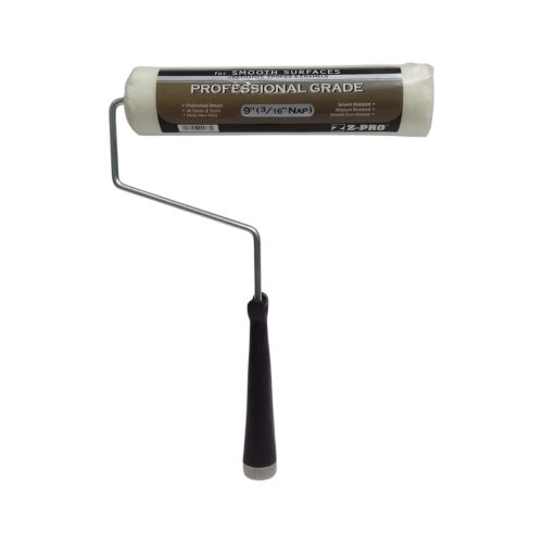 9 INCH / Z PRO BUSA Kuas Busa Roll Cat Tembok Kayu Besi Besar + Gagang Set