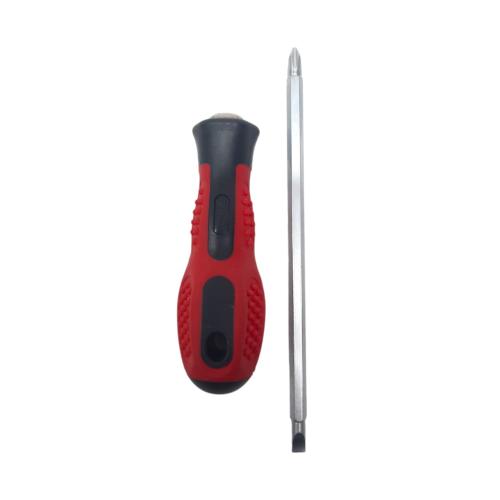 6 IN / WIPRO Obeng Screwdriver Two Way Bolak Balik Plus Minus 2 In 1 Gagang Karet