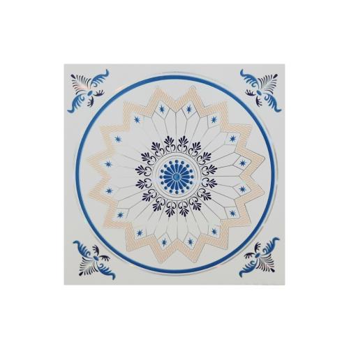 9 MM x 25 CM x 4 M / SHUNDA PLAFON MA25903 Plafon Gypsum GRC U PVC Hotstamping Lembar