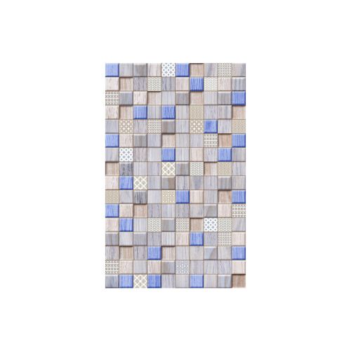 25 CM x 40 CM / UNO ONYX Keramik Dinding Kamar Mandi Glossy Blue Dus