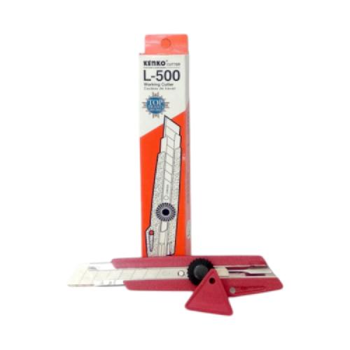 KENKO L - 500 Pisau Cutter Pemotong Kertas Utility Heavy Duty Blade Kecil