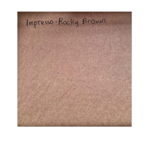 40 CM x 40 CM / IMPRESSO ROCKY Keramik Lantai Teras Garasi Matte Brown Dus
