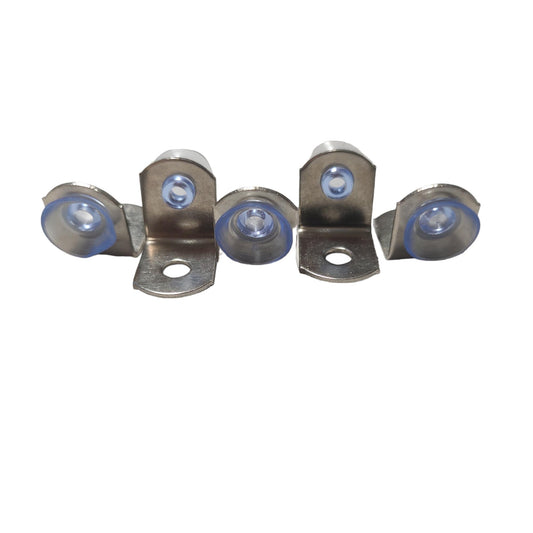 COBZ Ambalan Kaca Plat Penahan Papan Lemari Furniture Besi Biji