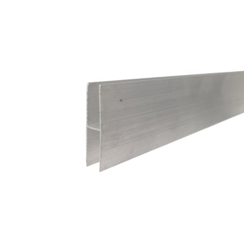 4 MM - 6 MM x 6M / TM List Profil H Sambungan Polykarbonat Aluminium Btg