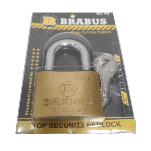 60 MM / BRABUS GT 60 Gembok Pintu Pagar Padlock Anti Maling Leher Pendek