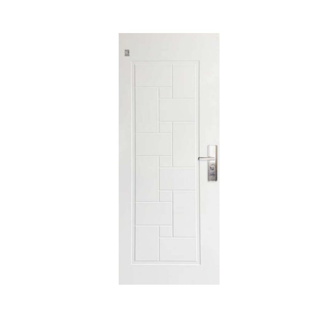 4 CM x 90 CM x 210 CM / FORTRESS URBAN 90.04 SINGLE DOOR Pintu Baja White Set